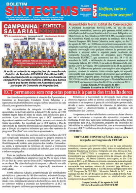 Boletim 07 de Agosto 2015